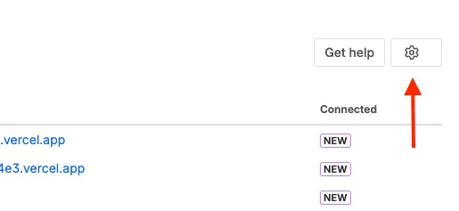 Open API Token settings